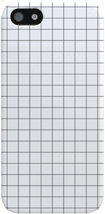 Itgirl Shop Grid Plastic Iphone 6 Case Aesthetic Apparel, - Phone Case Cheap Aesthetic (460x459), Png Download