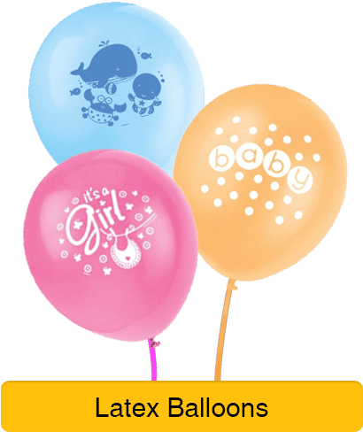 Baby Shower Decorations - Baby Shower Balloon Png (500x500), Png Download