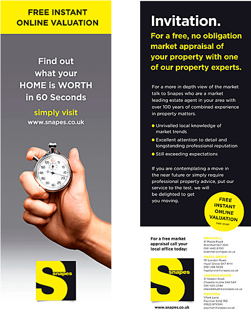 Free Instant Online Valuation Estate Agent Leaflet - Estate Agent Leaflet (739x739), Png Download