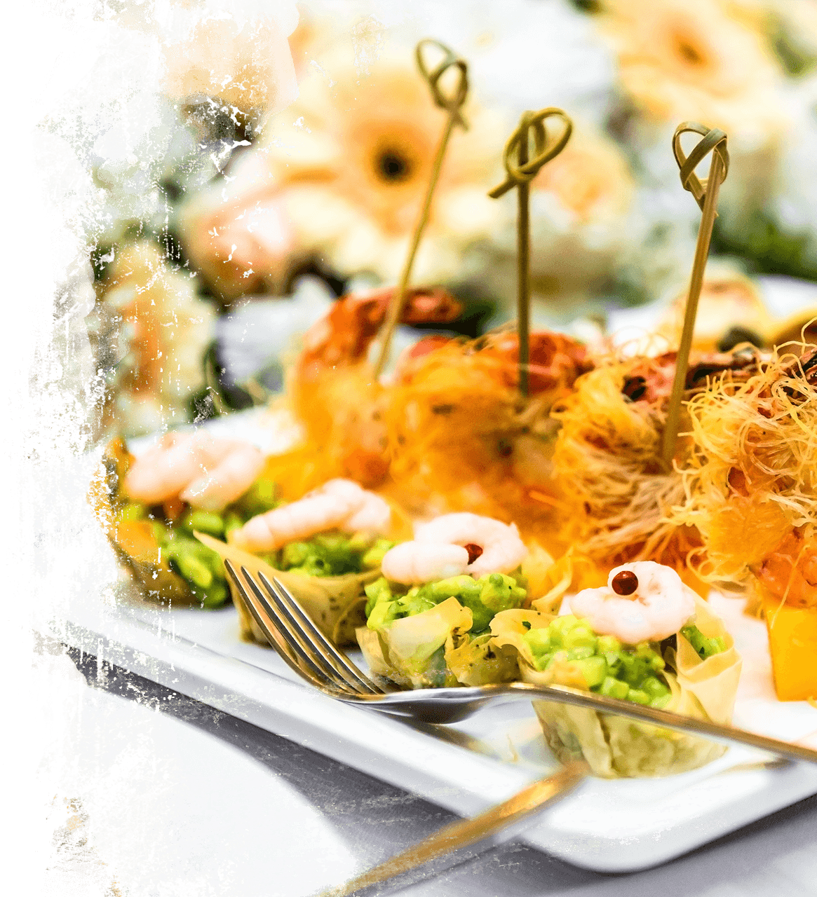 Mini Quiche Vegetariano - Hd Image Catering Service (1165x1280), Png Download