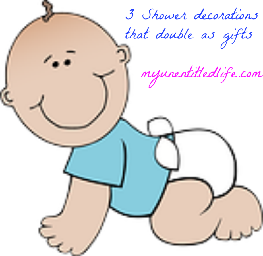 3 Baby Shower Decorations That Double As Gifts - Baby Boy Clip Art (925x900), Png Download