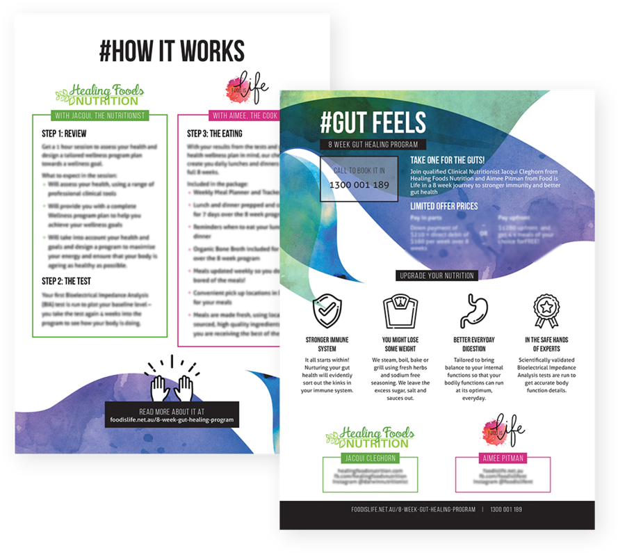 Portfolio Flyer Foodislife - Flyer (1000x907), Png Download