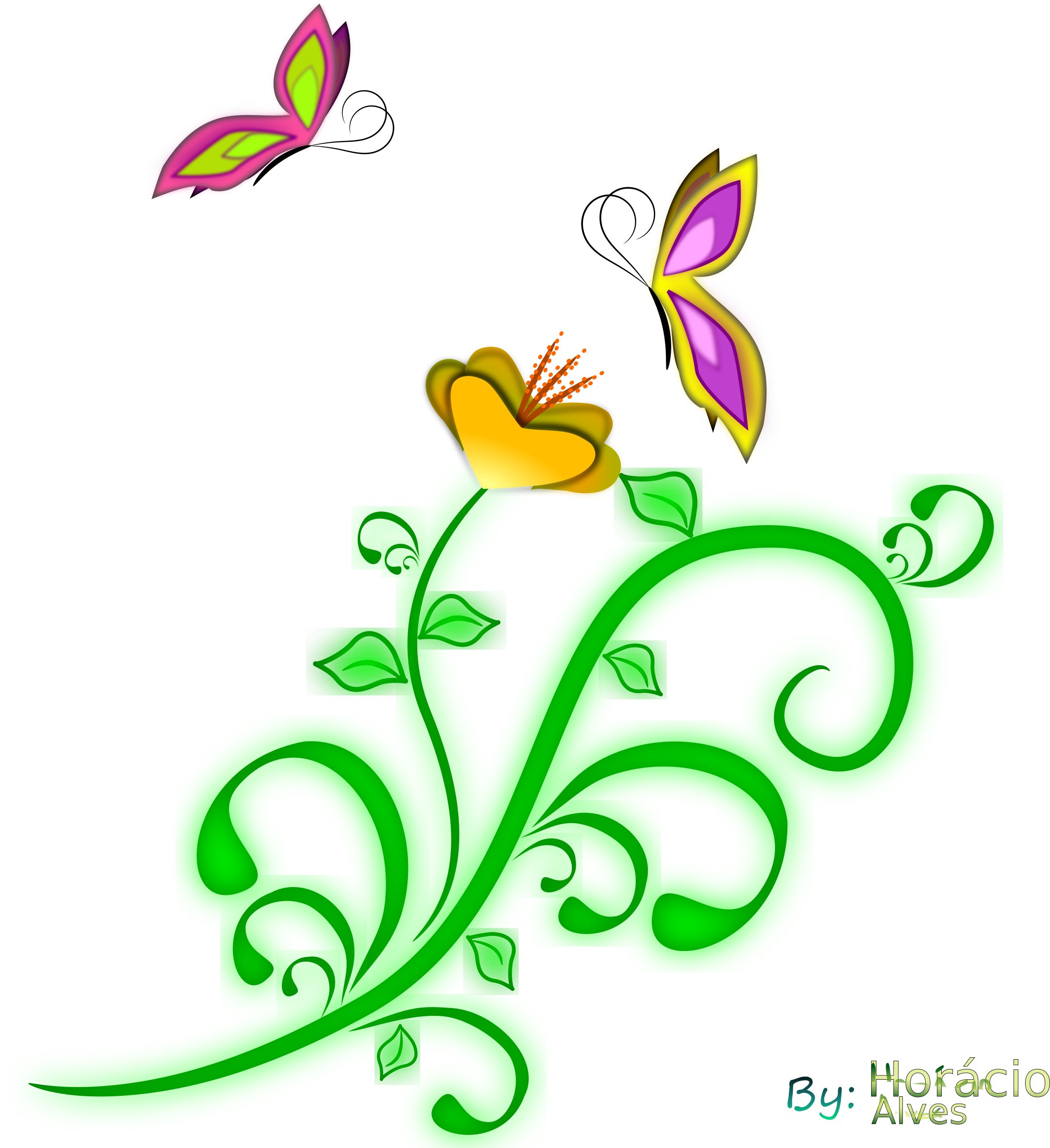 Borboletas Png (2491x2400), Png Download