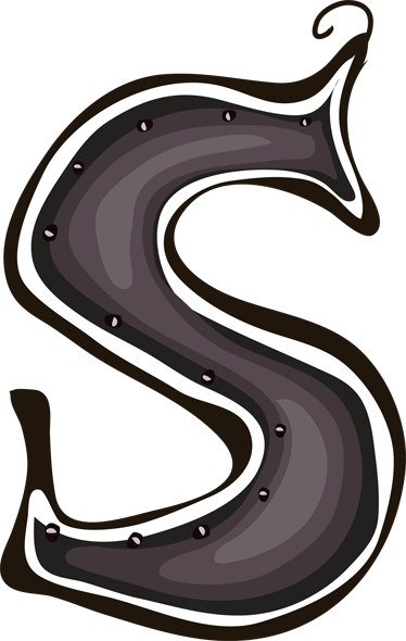 Letter S Sticker - Letra S Vinilo (374x590), Png Download
