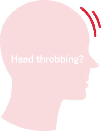 Head Throbbing From Pain - Headache (327x423), Png Download