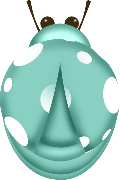 Borboletas & Joaninhas E - Ladybird Beetle (400x599), Png Download