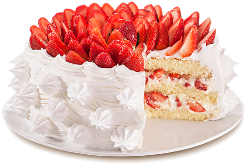 Banner04 - Bolos Com Morangos Chantilly Suspiros (557x340), Png Download