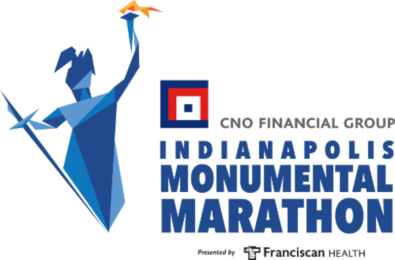 Indianapolis Monumental Marathon - Indianapolis Monumental Marathon Logo (800x526), Png Download