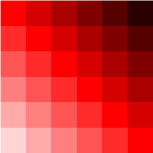 Tile Color2 - Escala De Color Rojo (350x350), Png Download