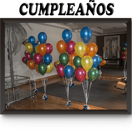 Eventos Corporativos, Fiestas De Cumpleaños, Ferias, - Decoracion Con Globos Cumpleaños (460x460), Png Download