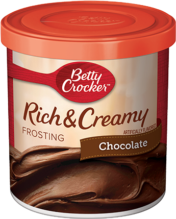 Rich & Creamy Chocolate - Betty Crocker Milk Chocolate Frosting (800x450), Png Download