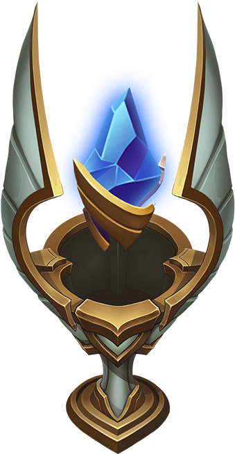 Clash Level 3 Demacia Trophy - Clash Trophy League Of Legends (400x708), Png Download