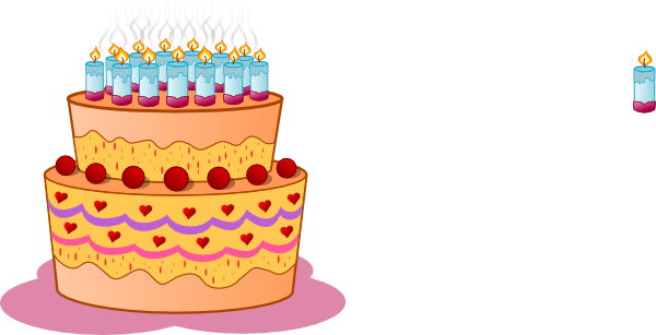 Small - Tillykke Med Fødselsdagen Kort (600x307), Png Download