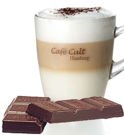 Coffee "latte Machiato Chocolate" - Latte Macchiato (534x524), Png Download