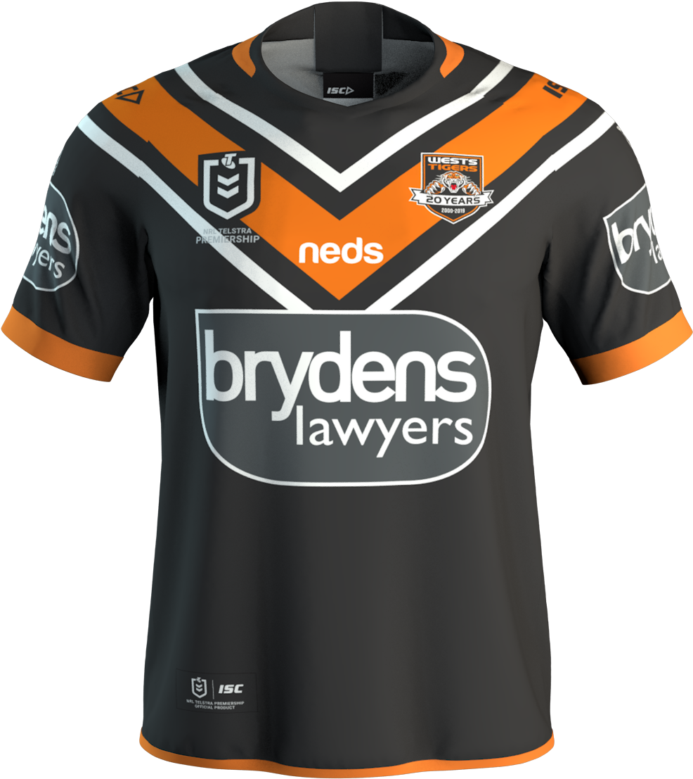 Dale Johnson Liked This - Wests Tigers Home Jersey 2017 (1200x1920), Png Download