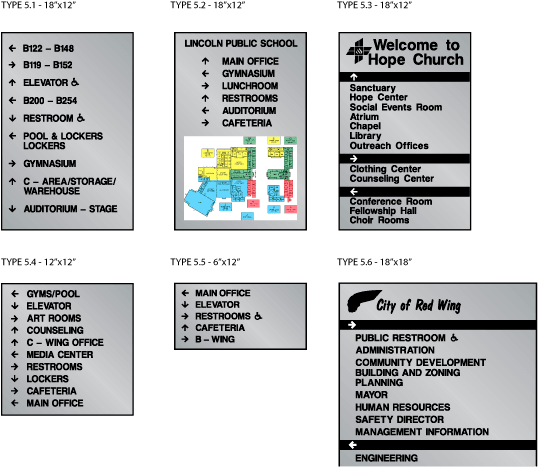 Ada Restroom Signs - Map Of A High School (556x492), Png Download