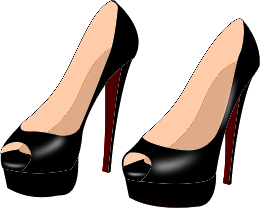 Png Zapatos - Heels Png Clipart (901x720), Png Download
