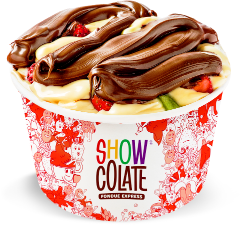 Showcolate - Showcolate - Showcolate - Showcolate - Banner Fondue De Nutella Experimente (500x483), Png Download