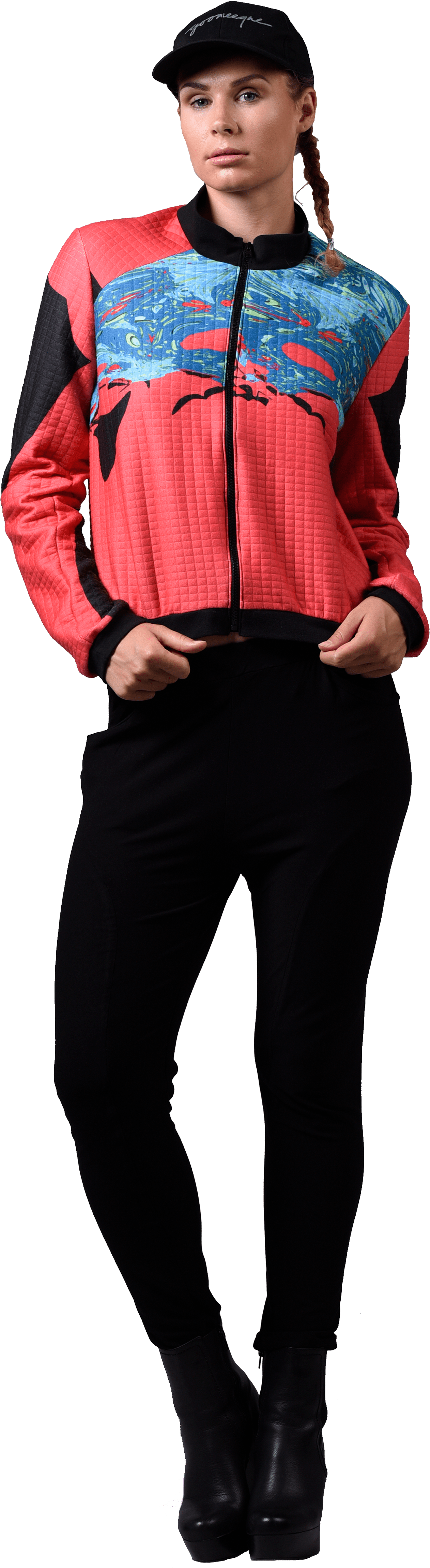 College Jacke Crazy Red - Jacket (3816x4610), Png Download