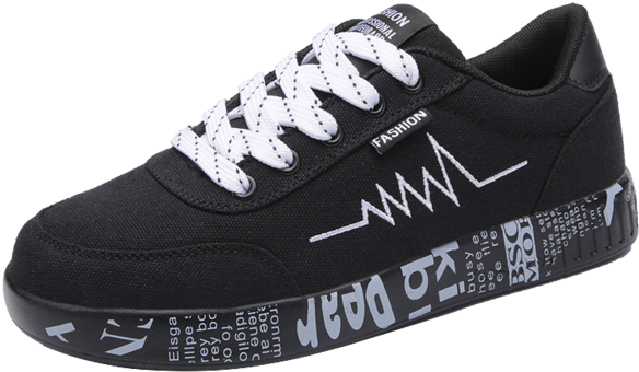 Zapatos Mujer - Cheap Women's Sneakers Lace Up Breathable Stylish Letter (640x640), Png Download