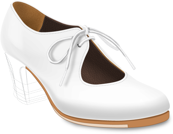 Configura Tus Zapatos Flamencos - Zapato Para Baile Flamenco Para Mujer En Color Blanco (666x666), Png Download