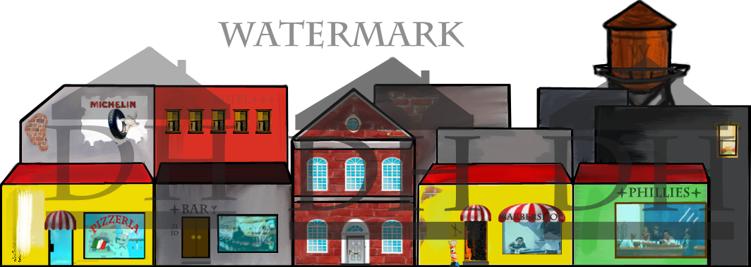 City Street Background - Drama King (1064x379), Png Download