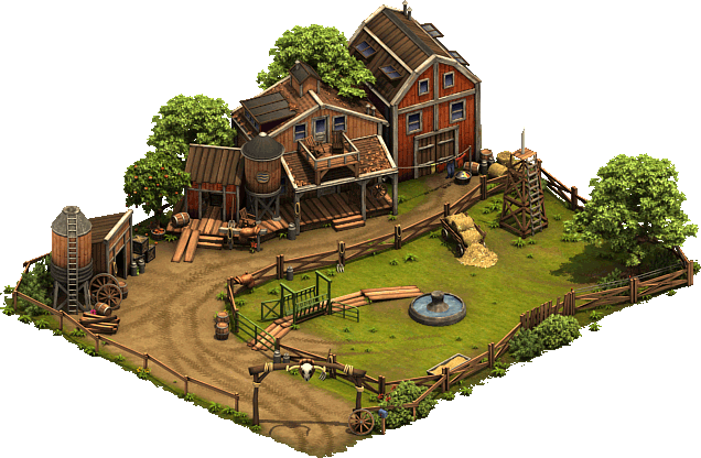 Cattle Ranch - Cattle Ranch Forge Of Empires (636x416), Png Download