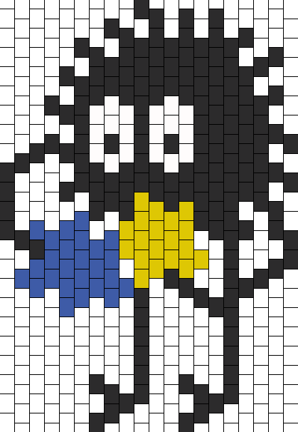 Standing Soot Sprite From Spirited Away Bead Pattern - Bead (419x606), Png Download