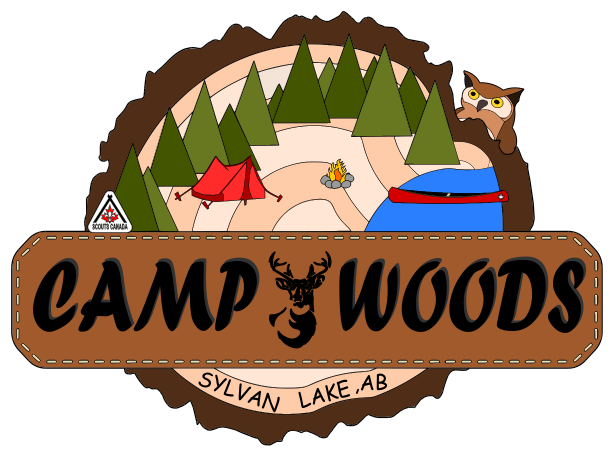 Camp Woods Alberta Scouts Camp - Logo Summer Scout Camp (616x458), Png Download