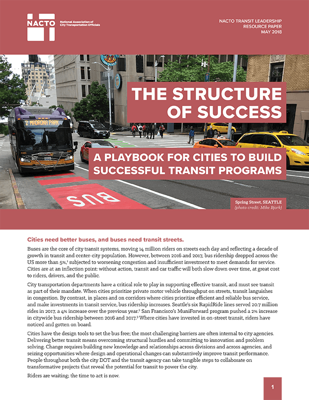 City Transportation Departments Have A Critical Role - National Association Of City Transportation Officials (618x800), Png Download