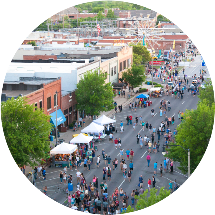 Preserve Our Quality Of Life - Main Street Norman (1000x749), Png Download