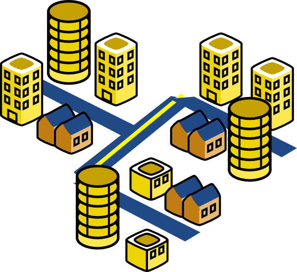 Office Building Clip Art (600x549), Png Download