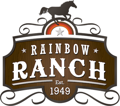 Family-friendly Horseback Riding In Western Michigan - Rainbow Ranch Logo (400x353), Png Download