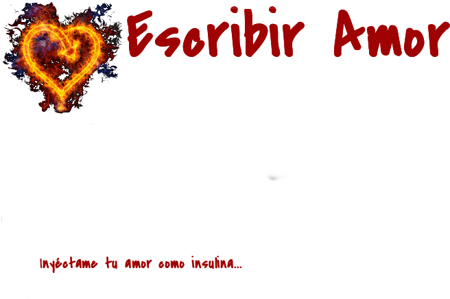 Escribir Amor - Heart In Flames (800x450), Png Download
