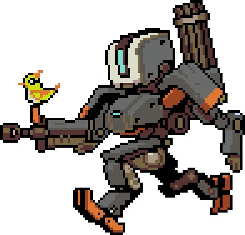 Bastion Soot - Overwatch Bastion Pixel Art (800x768), Png Download