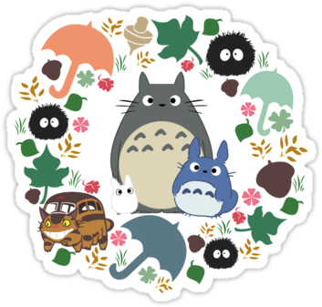 My Neighbor Totoro Soot " - My Neighbor Totoro Symbols (375x360), Png Download