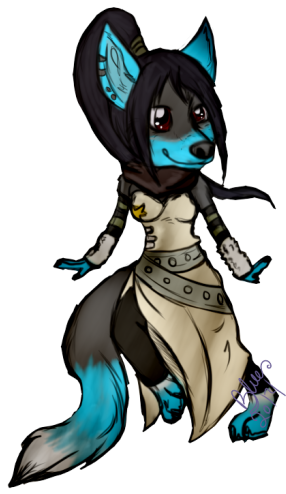 Warm Up Chibi - Cartoon (299x503), Png Download