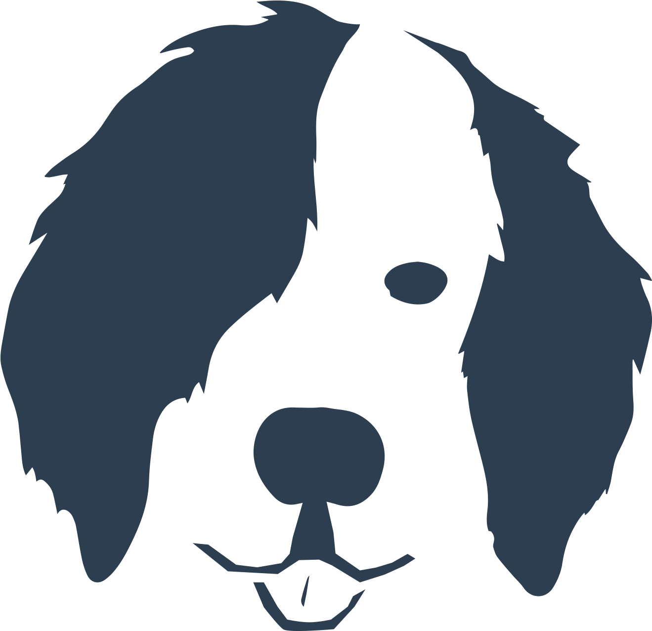 Dogs - Avalisa Animal Faces Dog Stretched Canvas Art Color: (1434x1314), Png Download