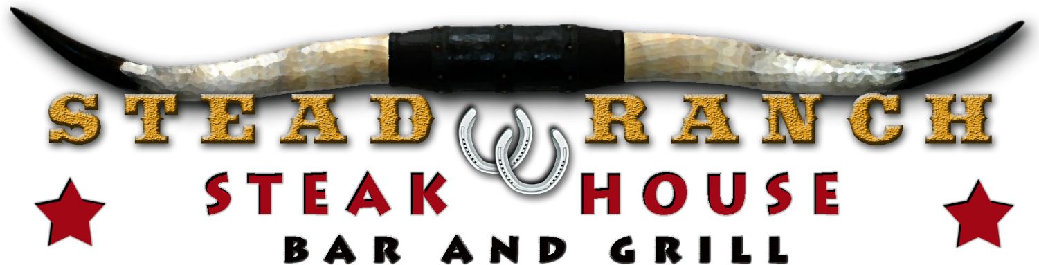 Cropped Cropped Stead Ranch Steakhouse Logo Trans - Stead Ranch Steak House (1500x397), Png Download