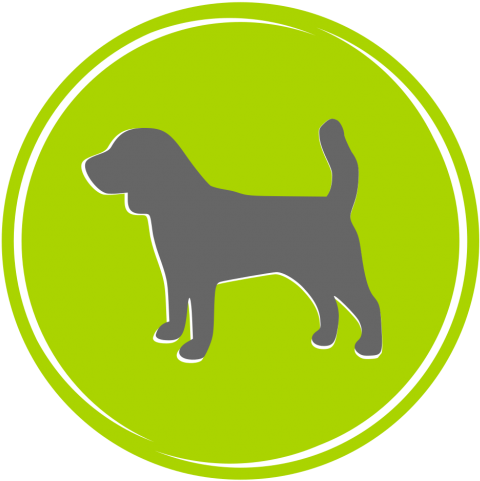 Dog Logo Element Png, Svg - Logo Dog Green (820x820), Png Download