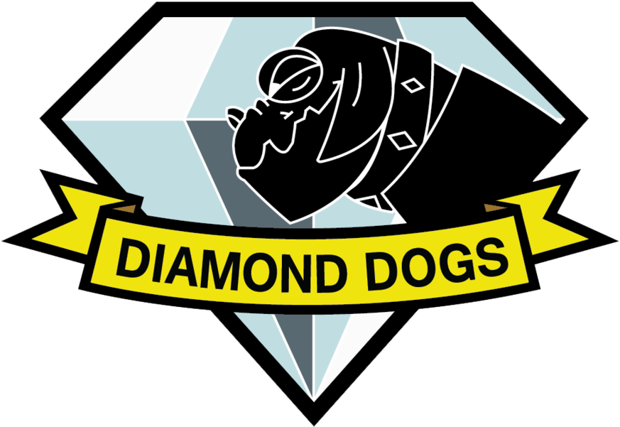 Th3anim8er, Diamond Dog, Konami, Logo, Metal Gear, - Metal Gear Solid Diamond Dogs (900x627), Png Download