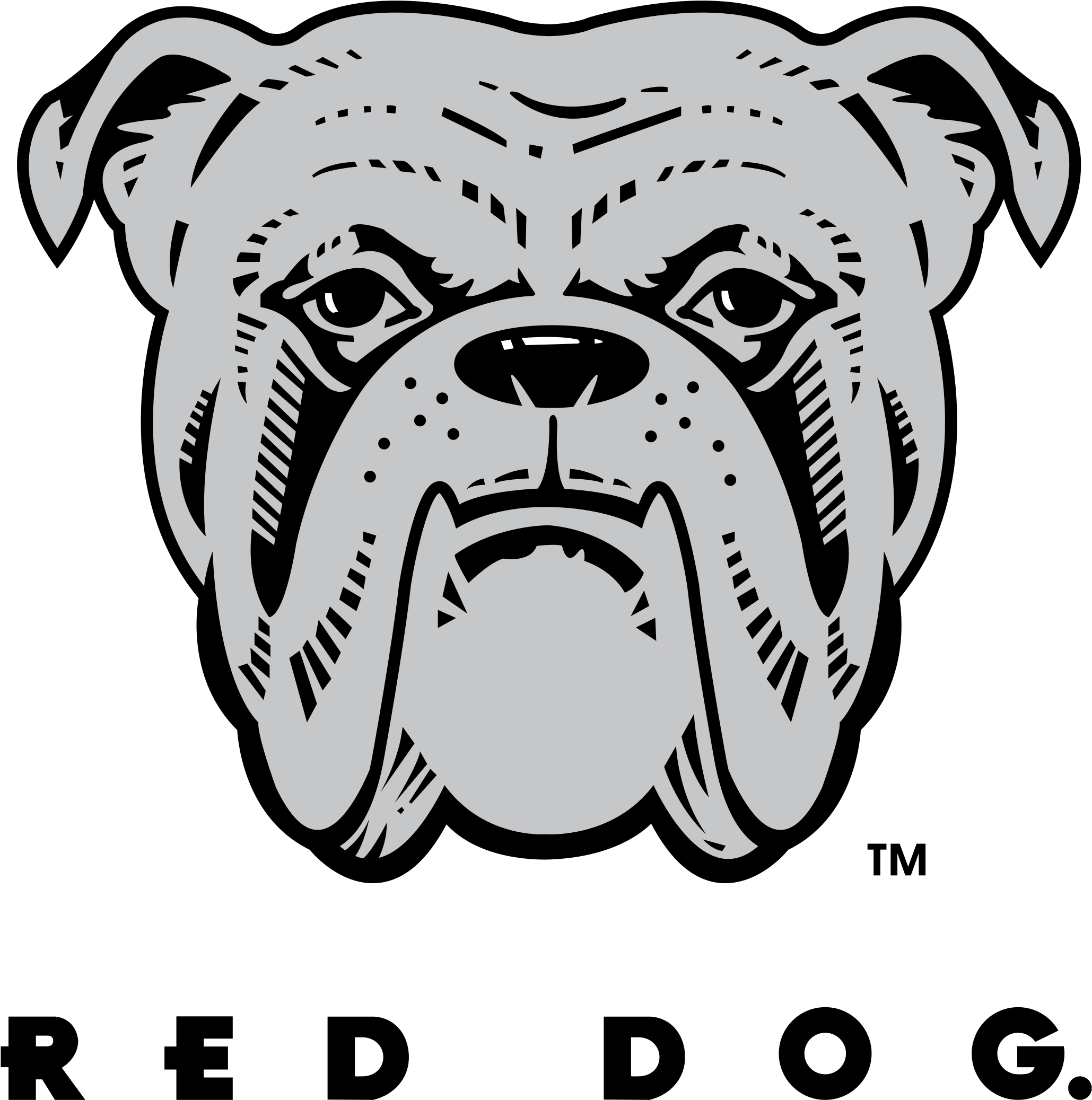 Red Dog Logo Png Transparent - Brands With Dog Logo (2400x2400), Png Download