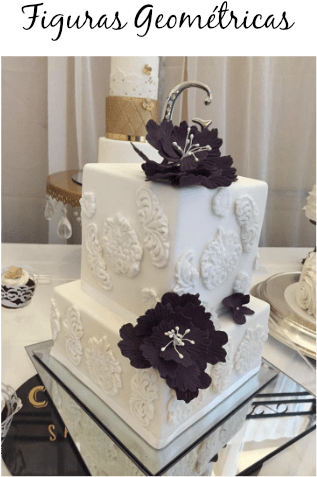 Tendencia En Pasteles De Boda 2016 Figuras Geometricas - Wedding Cake (350x500), Png Download