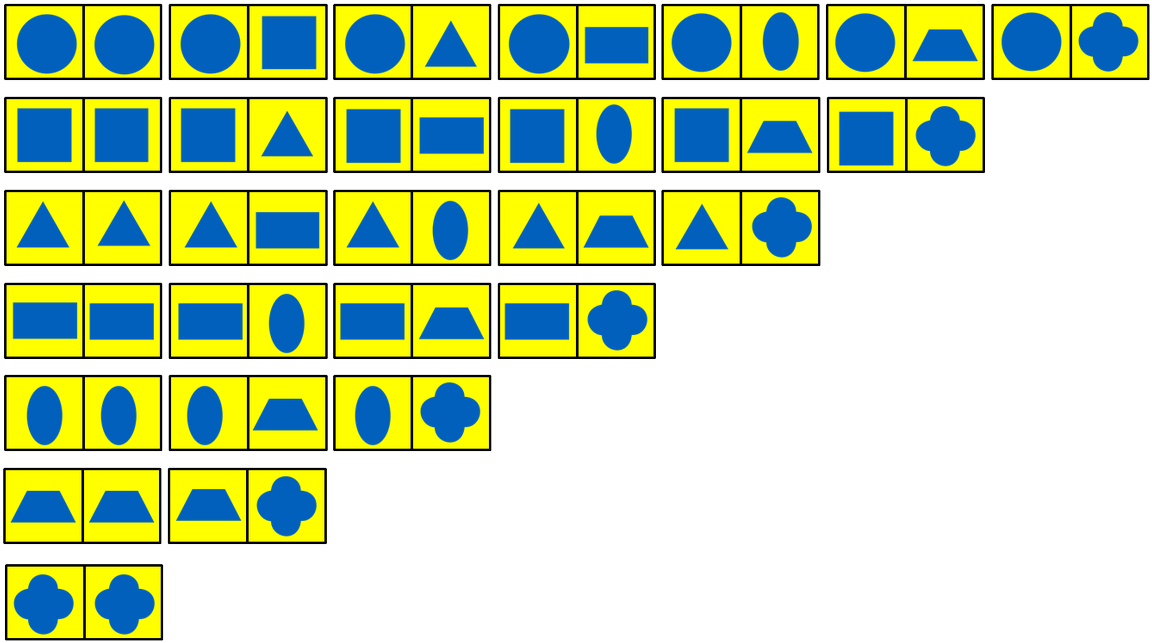Esquema Dominó Figuras Geométricas - Domino De Figuras Geometricas (1200x668), Png Download