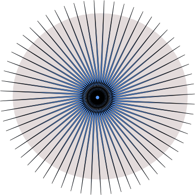 Blanca Y Ainhoa Carmen Y Aitor - Abstract Circle Geometric Element (384x384), Png Download