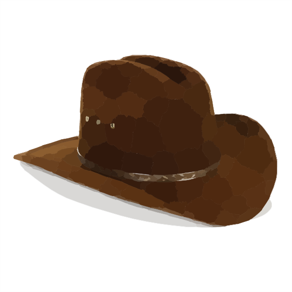 Transparent Background Cowboy Hat Clipart (600x600), Png Download