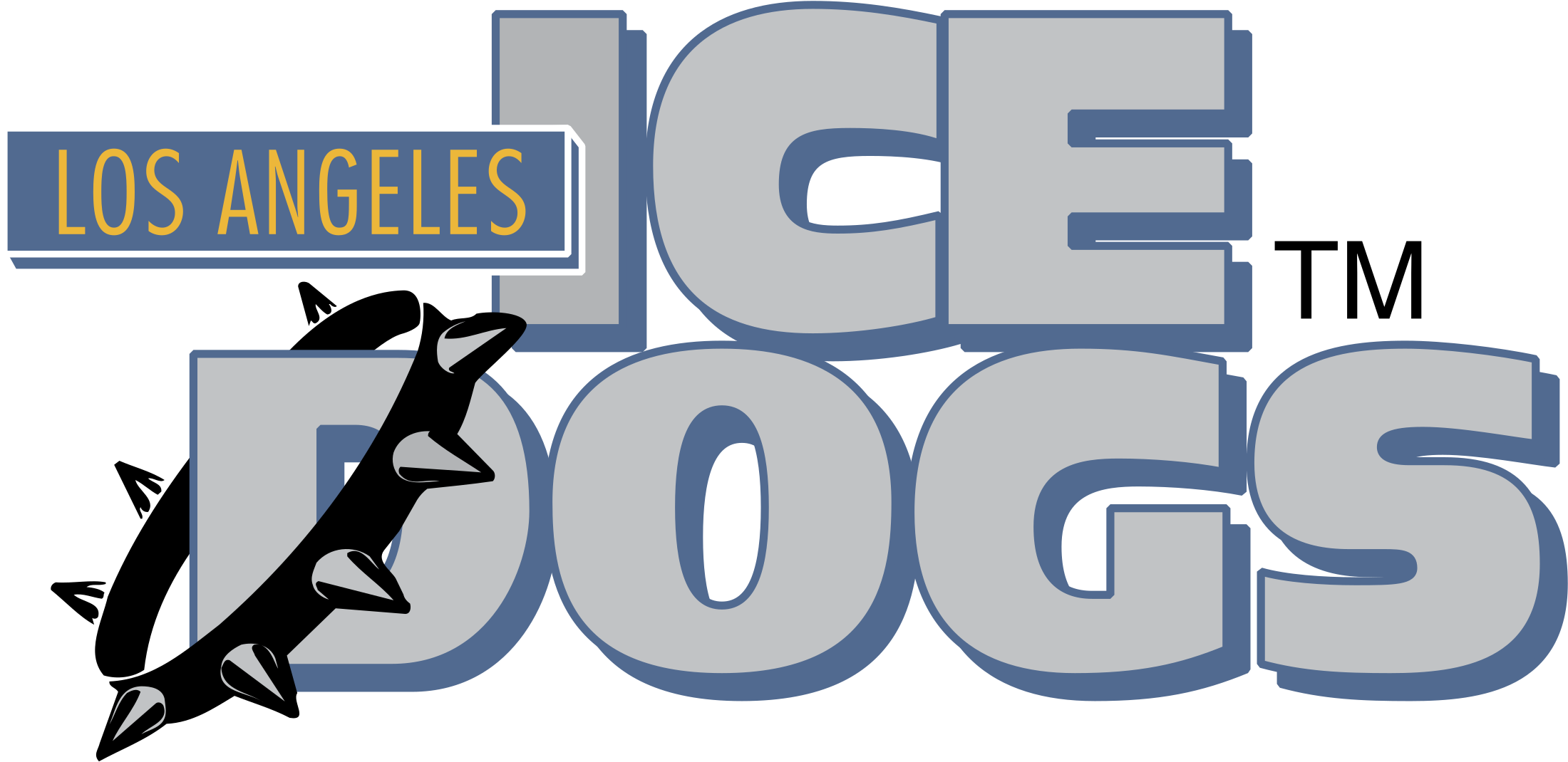 Long Angeles Ice Dogs Logo Png Transparent - Los Angeles Ice Dogs Logo Png (2400x2400), Png Download