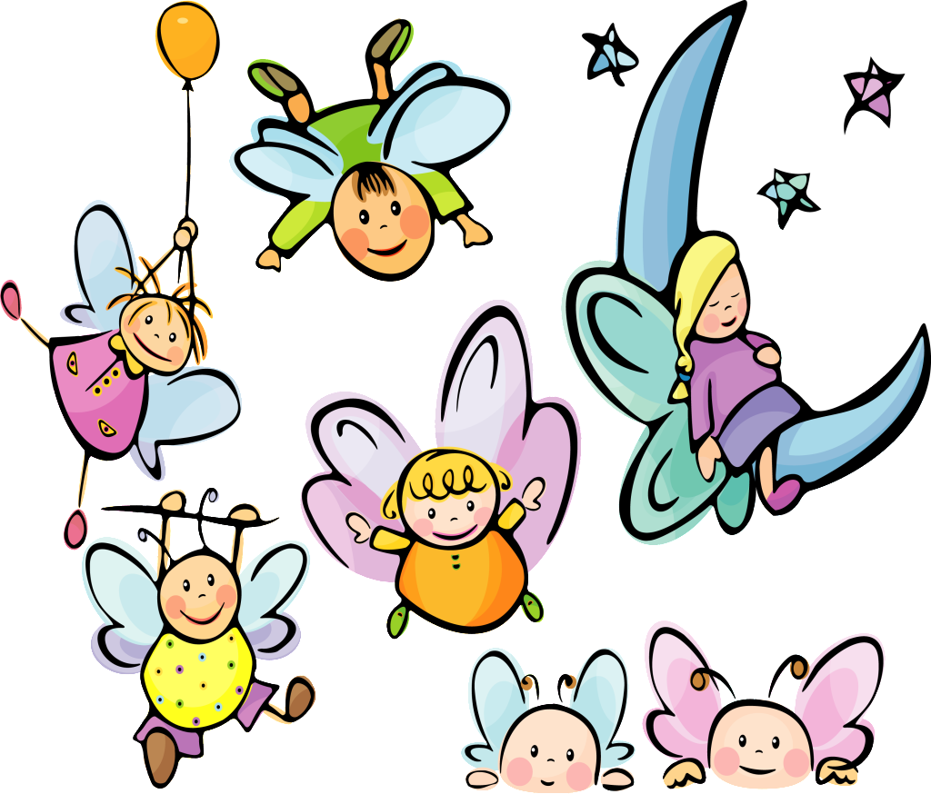 Chicas Aqui Les Dejo Estas Imagenes De Unos Angelitos - Cute Angels Cartoons (1024x874), Png Download