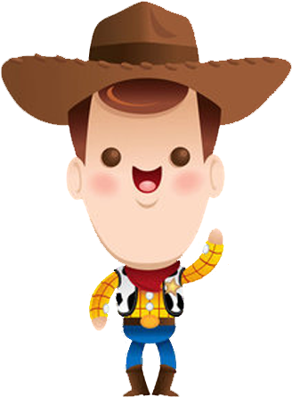 Sombrero Clipart Fiesta Decor - Toy Story Woody Cute (356x484), Png Download