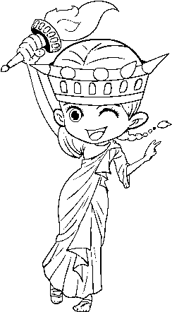 Download Dibujo De Estatua De La Libertad Manga Para Colorear - Caratulas De  Ingles Para Colorear PNG Image with No Background 